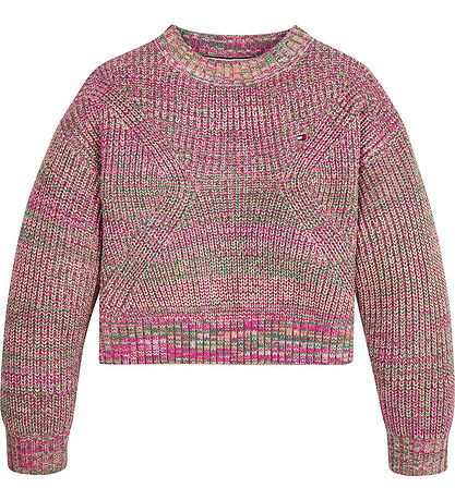 Blouse Tommy Hilfiger - Tricoté - Mélange épais - Beige/Multi