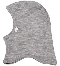 MarMar Balaclava - Wool - Rib - Single Layer - Grey Melange MarMar Balaclava - Wool - Rib - Single Layer - Grey Melange