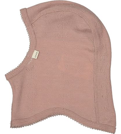 MarMar Bivakmuts - Wol - Pointelle - 1-lag - Verbrand Rose MarMar Bivakmuts - Wol - Pointelle - 1-lag - Verbrand Rose