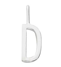 Design Letters Pendant For Necklace - D - Silver Design Letters Pendant For Necklace - D - Silver