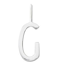 Design Letters Pendant For Necklace - G - Silver Design Letters Pendant For Necklace - G - Silver