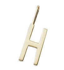 Design Letters Pendant For Necklace - H - Silver Design Letters Pendant For Necklace - H - Silver