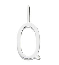 Design Letters Pendant For Necklace - Q - Silver Design Letters Pendant For Necklace - Q - Silver