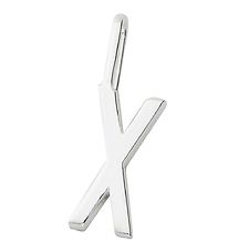 Design Letters Pendant For Necklace - X - Silver Design Letters Pendant For Necklace - X - Silver