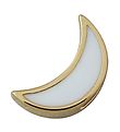 Design Letters Pendant For Necklace - Moon - Gold/White Design Letters Pendant For Necklace - Moon - Gold/White