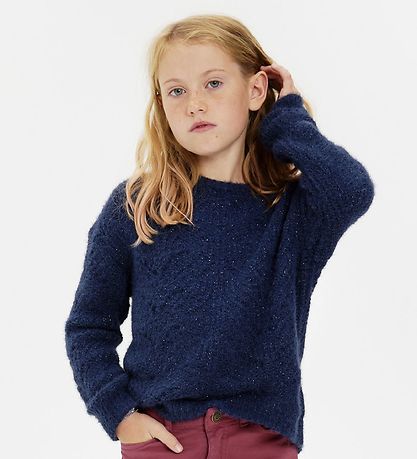 The New Blouse - Diva - Knitted - Mood Indigo