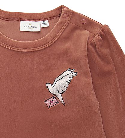 The New Siblings Sweatshirt - Drude - Velvet - Chutney