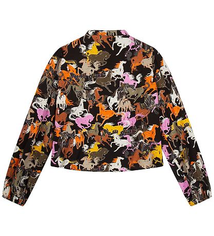 Zadig & Voltaire Overhemd - Wild Geluid - Zwart m. Paarden