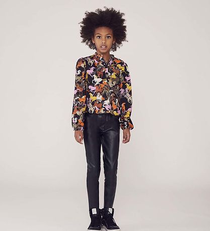 Zadig & Voltaire Overhemd - Wild Geluid - Zwart m. Paarden
