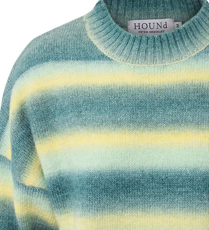 Hound -Bluse - Strick - Grün gestreift