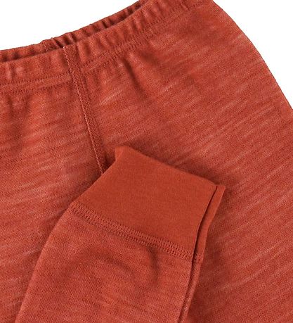 Joha Leggings - Ull/Bambus - Rød