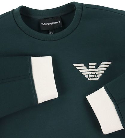 Emporio Armani Blouse - Green Gables w. White