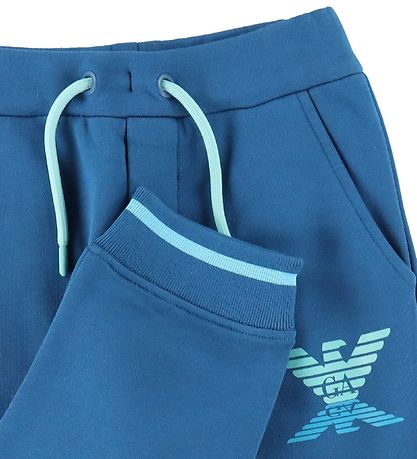 Emporio Armani Sweatpants - Moroccan Blue Emporio Armani Sweatpants - Moroccan Blue