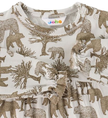 Joha Dress - Wool - Grey w. Bears Joha Dress - Wool - Grey w. Bears