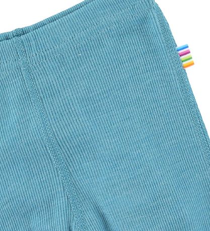Joha Leggings - Wool/Silk - Rib - Blue Joha Leggings - Wool/Silk - Rib - Blue