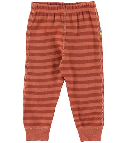 Joha Leggings - Wool - Orange/Red Striped Joha Leggings - Wool - Orange/Red Striped
