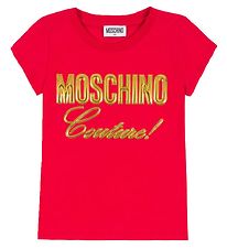 Moschino T-shirt - Red w. Gold Moschino T-shirt - Red w. Gold
