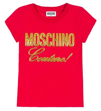 Moschino T-skjorte - Rød m. Gull
