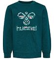 Hummel Sweatshirt - hmlLime - Airy Blue Hummel Sweatshirt - hmlLime - Airy Blue