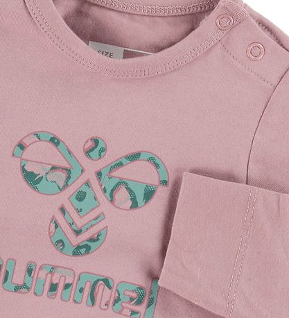 Hummel Bodysuit l/s - HmlNete - Woodrose