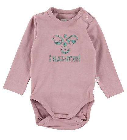Hummel Bodysuit l/s - HmlNete - Woodrose
