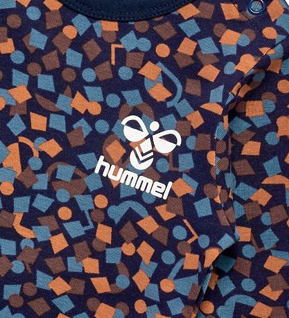 Hummel 보디수트 긴팔 - HmlConfetti - 검은 아이리스 Hummel 보디수트 긴팔 - HmlConfetti - 검은 아이리스