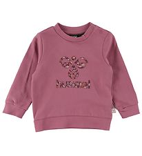 Hummel Sweatshirt - HmlLime - Deco Rose Hummel Sweatshirt - HmlLime - Deco Rose