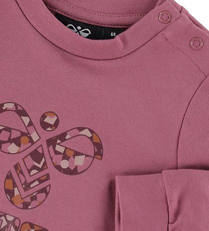 Hummel Sweatshirt - HmlLime - Deco Rose