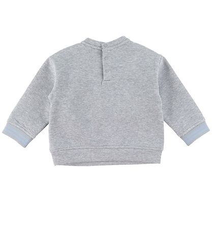 Emporio Armani Blouse - Grijs email m. Navy