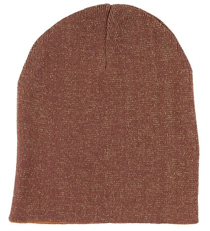 Danefæ Mütze - DaneDeer - Umkehrbar - Beige Rose m. Gold