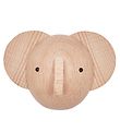 OYOY Wall Hook - 5.4x7.4x6.4 cm - Mini - Elephant - Natural OYOY Wall Hook - 5.4x7.4x6.4 cm - Mini - Elephant - Natural