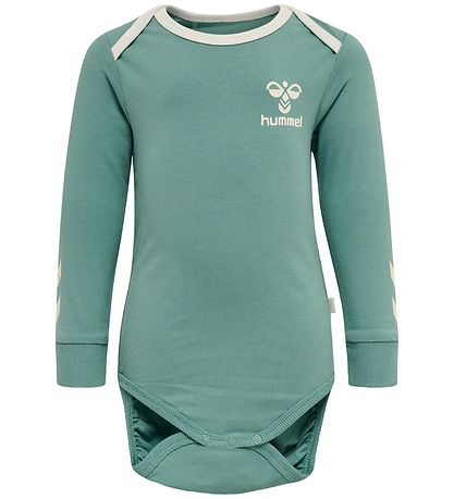 Hummel Bodysuit l/s - hmlMaule - Mineral Blue