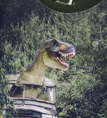 Minymo Blouse - Liningest Night w. Dinosaur