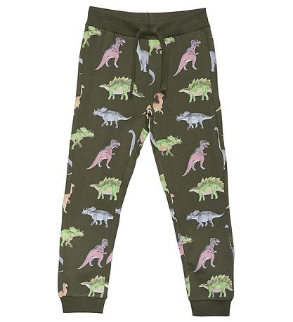 Minymo Sweatpants - Liningest Night w. Dinosaur