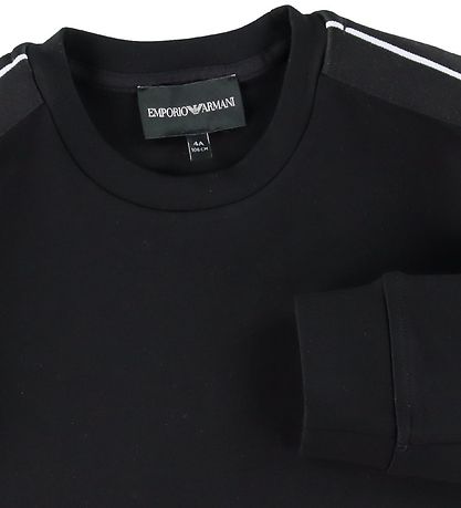 Emporio Armani Blouse - Black w. Logo Stripe