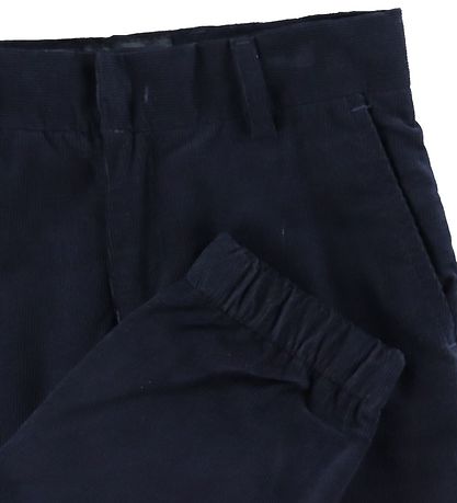 Emporio Armani Corduroy Trousers - Blue Navy Emporio Armani Corduroy Trousers - Blue Navy