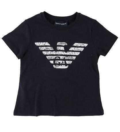 Emporio Armani T-shirts - 2-Pack - Navy/Flamingo Emporio Armani T-shirts - 2-Pack - Navy/Flamingo
