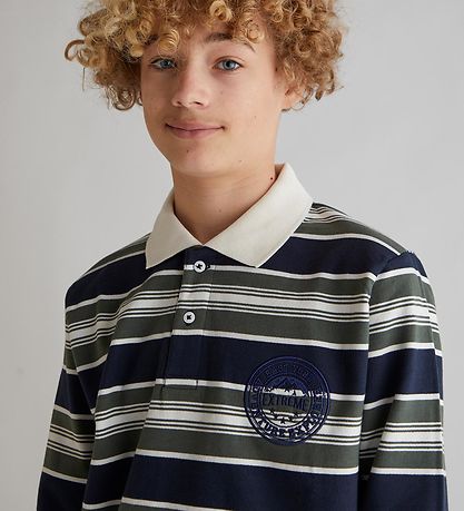 Grunt Polo shirt - Alexius LS Tee - Navy Grunt Polo shirt - Alexius LS Tee - Navy