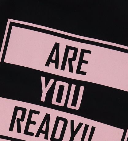 Sweat-shirt Add to Bag - Noir av. Imprimé Sweat-shirt Add to Bag - Noir av. Imprimé