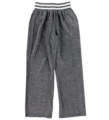 Add to Bag Trousers - Black w. Glitter