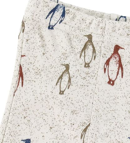 Joha Leggings - Bamboo - Grey w. Penguins