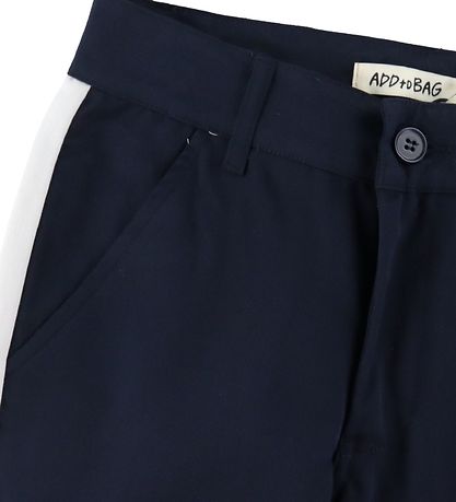 Pantalon Add to Bag - Marine/Blanc Pantalon Add to Bag - Marine/Blanc