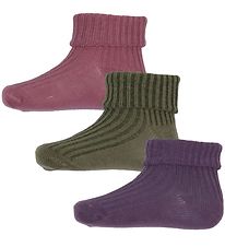 Minymo Socks - 3-Pack - Orchid Haze Minymo Socks - 3-Pack - Orchid Haze