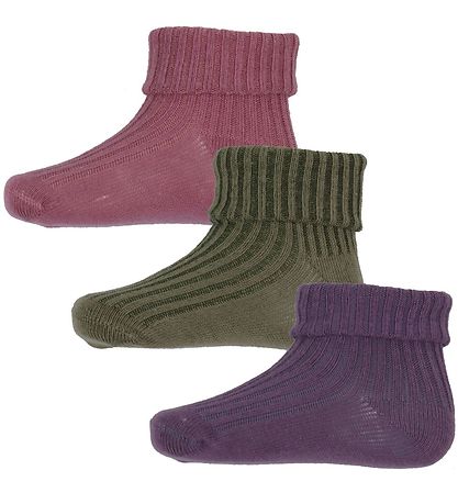 Minymo Socks - 3-Pack - Orchid Haze Minymo Socks - 3-Pack - Orchid Haze