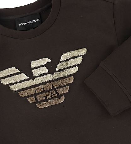Emporio Armani Blouse - Dark Chocolate w. Logo