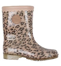 Petit by Sofie Schnoor Rubber Boots w. Lining - Leopard Petit by Sofie Schnoor Rubber Boots w. Lining - Leopard