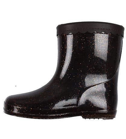 Petit by Sofie Schnoor Rubber Boots w. Lining - Brown w. Glitter