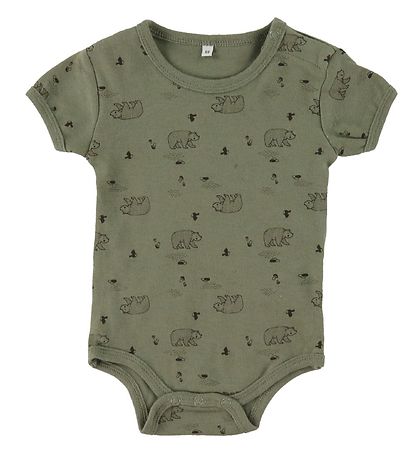 Bodies m/c Pippi Baby - 4 Pack - Deep Lichen Green Bodies m/c Pippi Baby - 4 Pack - Deep Lichen Green