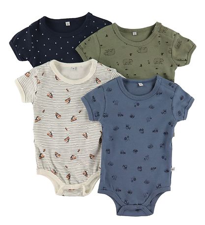 Bodies m/c Pippi Baby - 4 Pack - Deep Lichen Green Bodies m/c Pippi Baby - 4 Pack - Deep Lichen Green