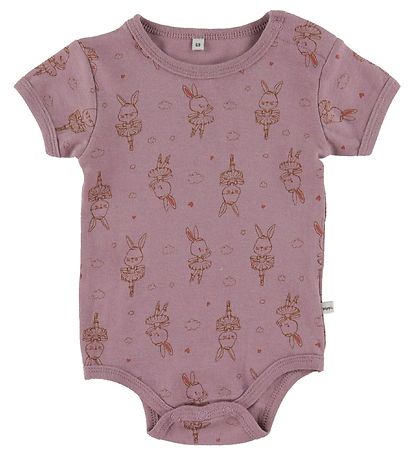 Bodies m/c Pippi Baby - 4 Pack - Dusty Rose Bodies m/c Pippi Baby - 4 Pack - Dusty Rose